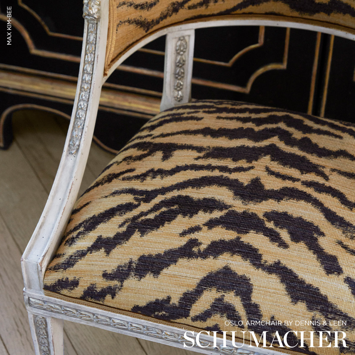 SHIVALIK-HILLS-TIGER-GOLD-SCHUMACHER-84650 - Schumacher Fabric