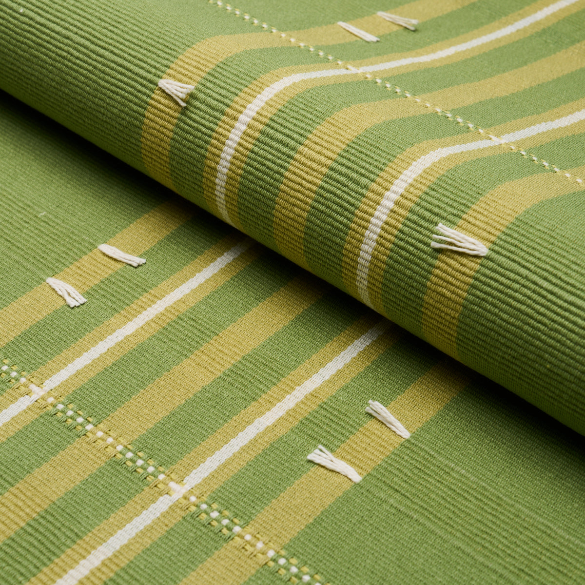 REMMY-HAND-WOVEN-STRIPE-LEAF-SCHUMACHER-84781 - Schumacher Fabric