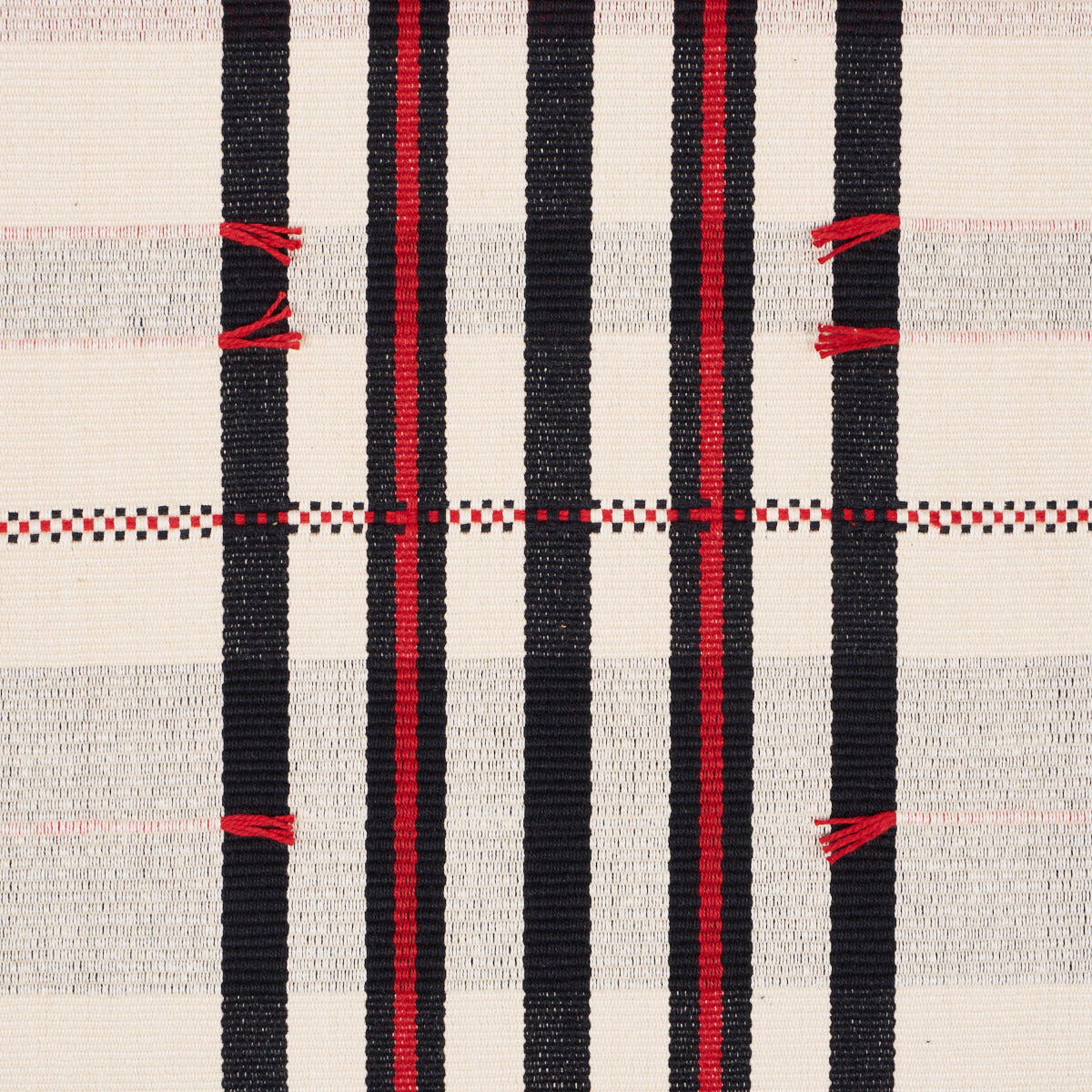 REMMY-HAND-WOVEN-STRIPE-NOIR-SCHUMACHER-84782 - Schumacher Fabric
