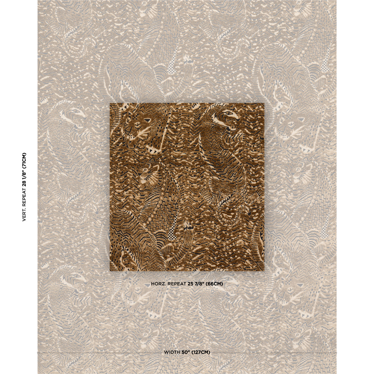TIGRESS-VELVET-GOLD-SCHUMACHER-84830 - Schumacher Fabric