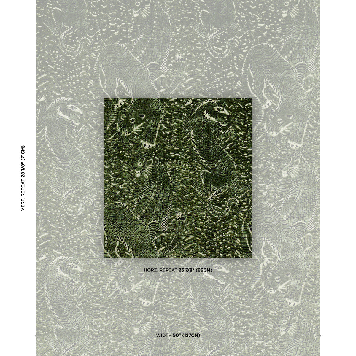 TIGRESS-VELVET-MALACHITE-SCHUMACHER-84832 - Schumacher Fabric