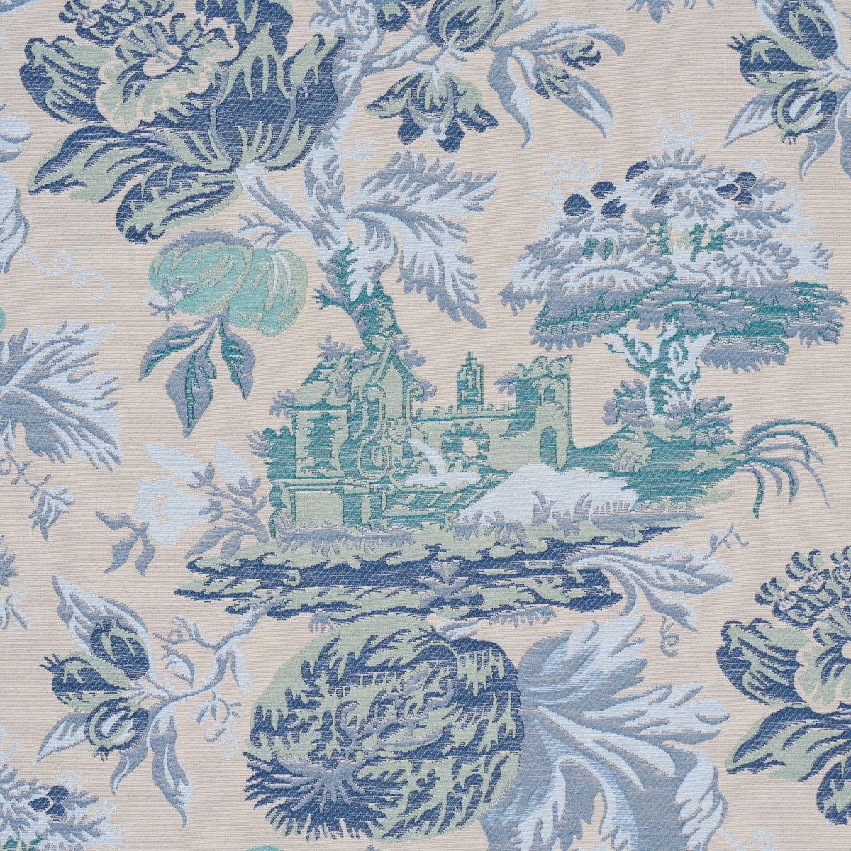 JARDIN-DE-LOUIS-DELFT-SCHUMACHER-84880 - Schumacher Fabric