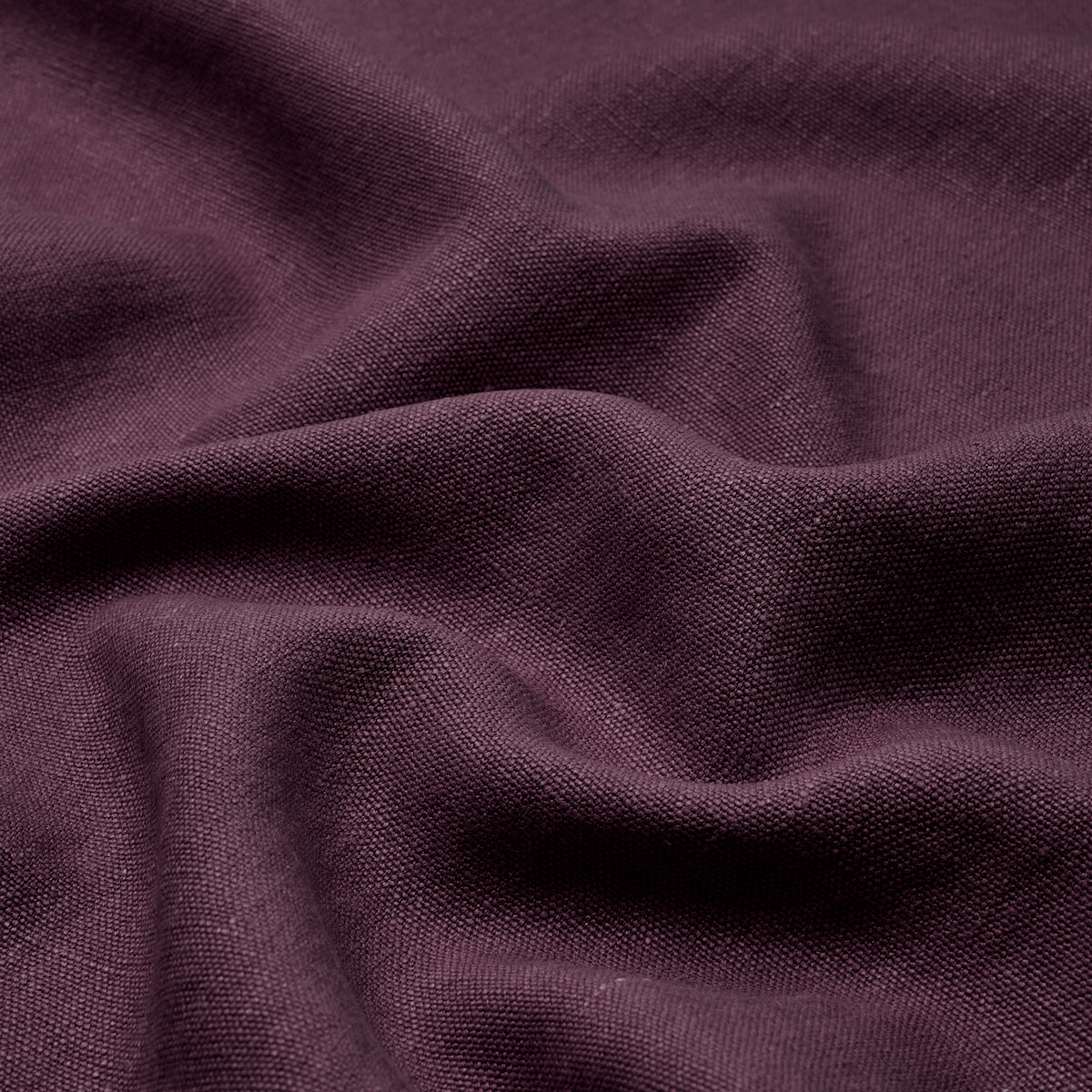 JUMI-STONEWASHED-LINEN-AUBERGINE-SCHUMACHER-84911 - Schumacher Fabric