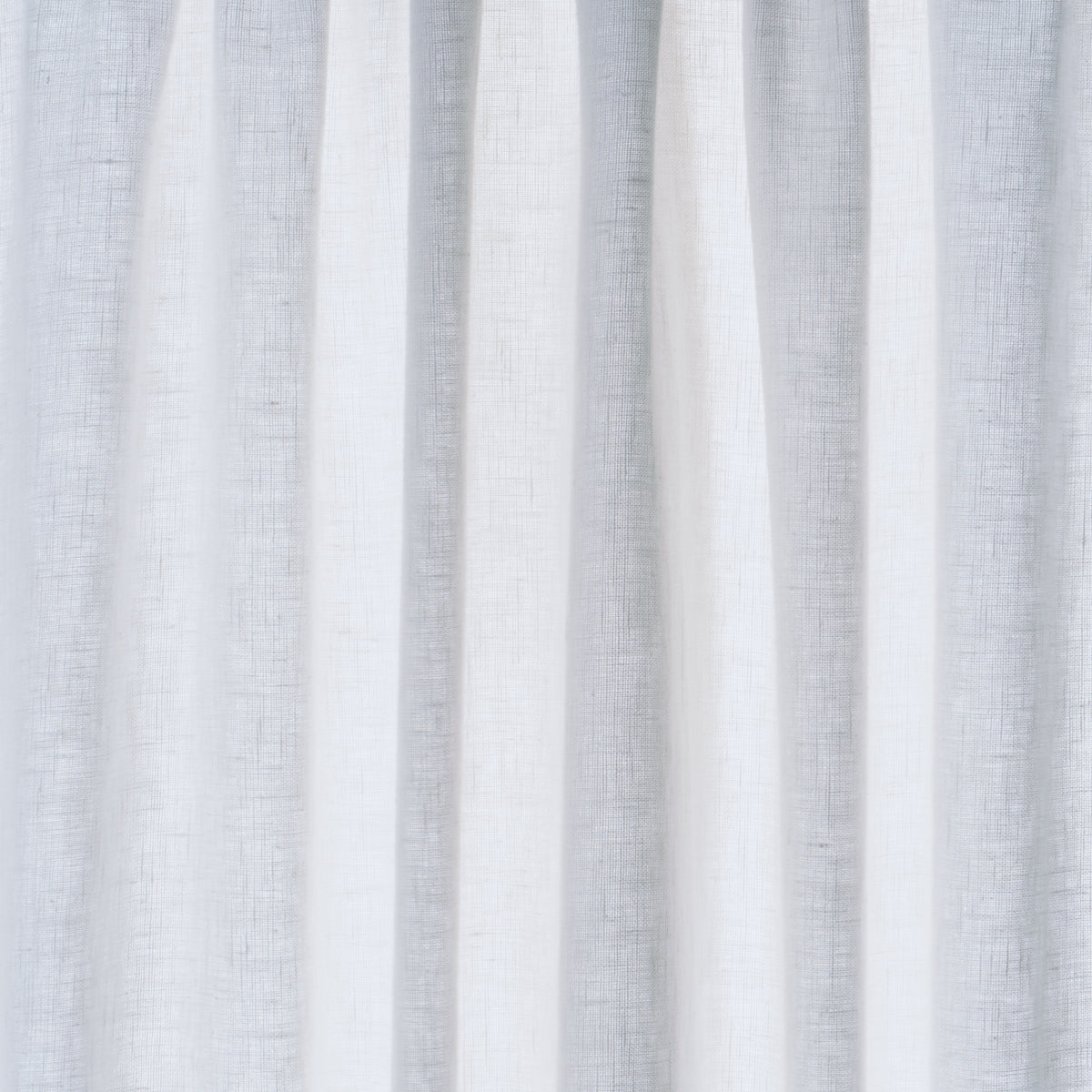 Leslie Stonewashed Sheer - White - Schumacher 84932 Fabric - Schumacher Fabric