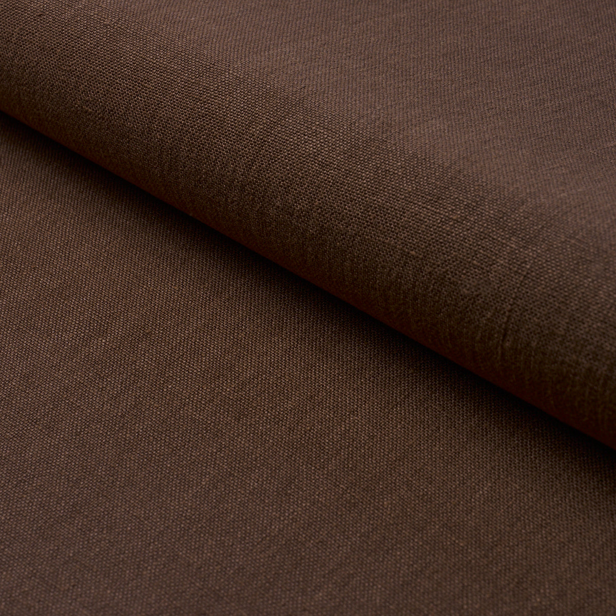 Kai Linen - Chocolate - Schumacher 84959 Fabric - Schumacher Fabric