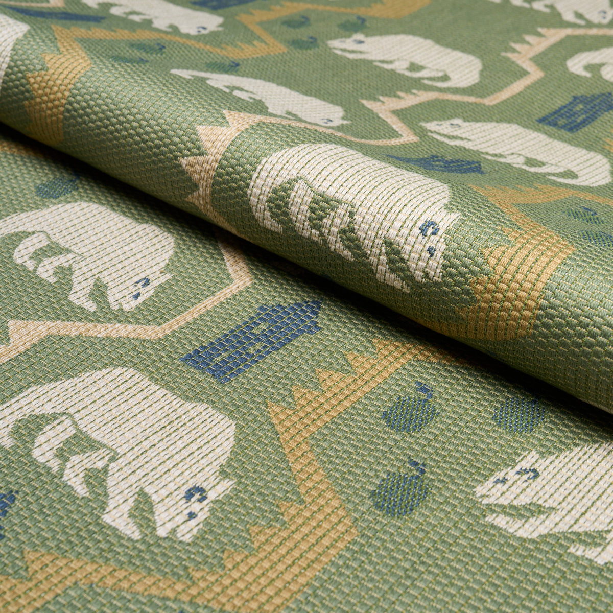 BEAR-BRIGADE-FOREST-SCHUMACHER-84981 - Schumacher Fabric