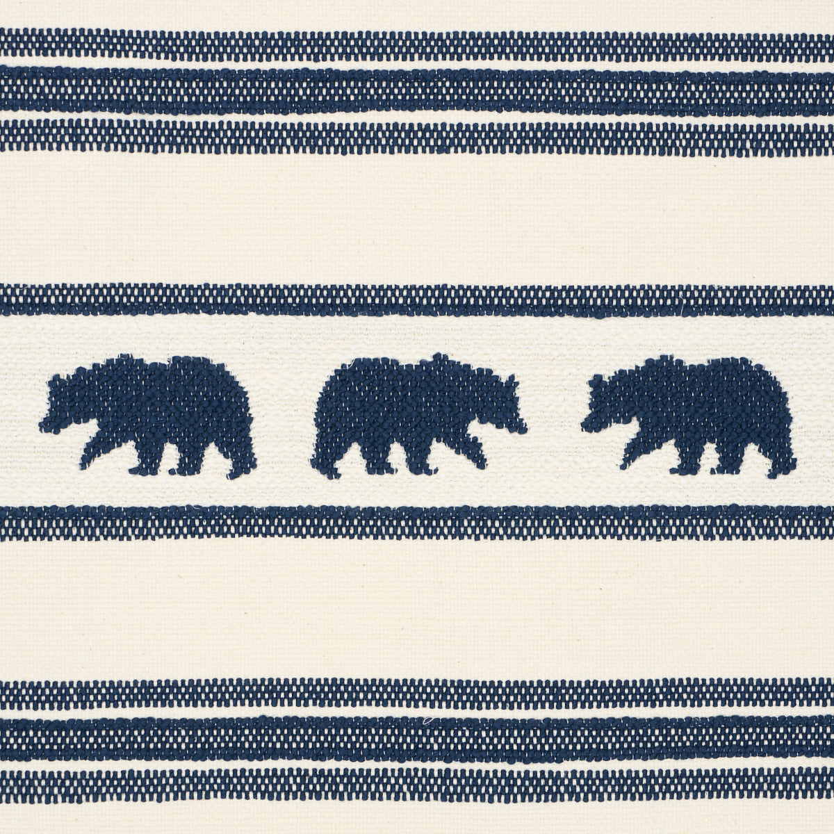 KODA-STRIPE-INDIGO-SCHUMACHER-84990 - Schumacher Fabric