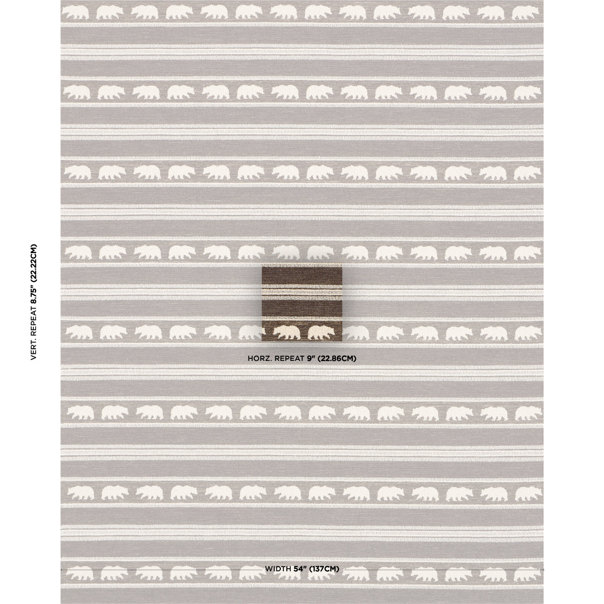 KODA-STRIPE-COFFEE-SCHUMACHER-84991 - Schumacher Fabric