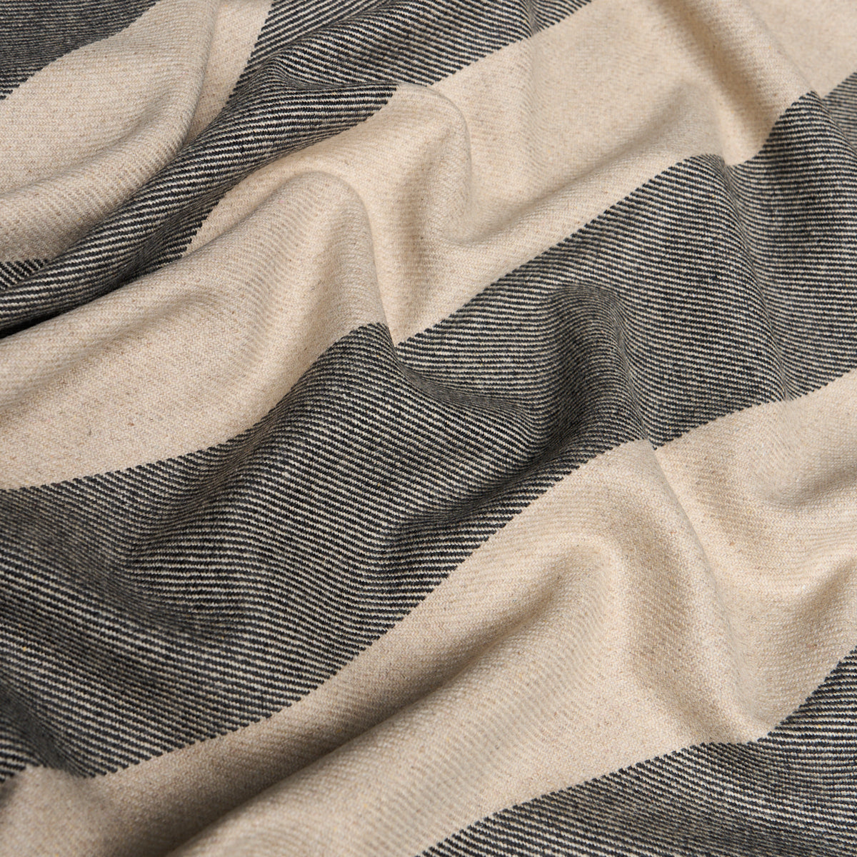 HEMLOCK-STRIPE-GRAPHITE-SCHUMACHER-85042 - Schumacher Fabric