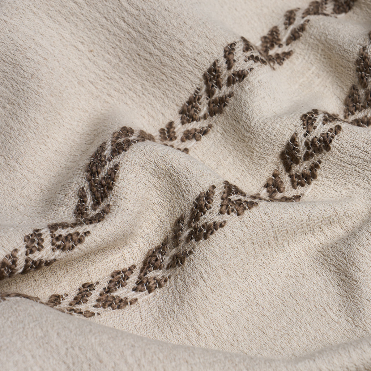 PLAINS-STRIPE-CASEMENT-FLAX-SCHUMACHER-85050 - Schumacher Fabric