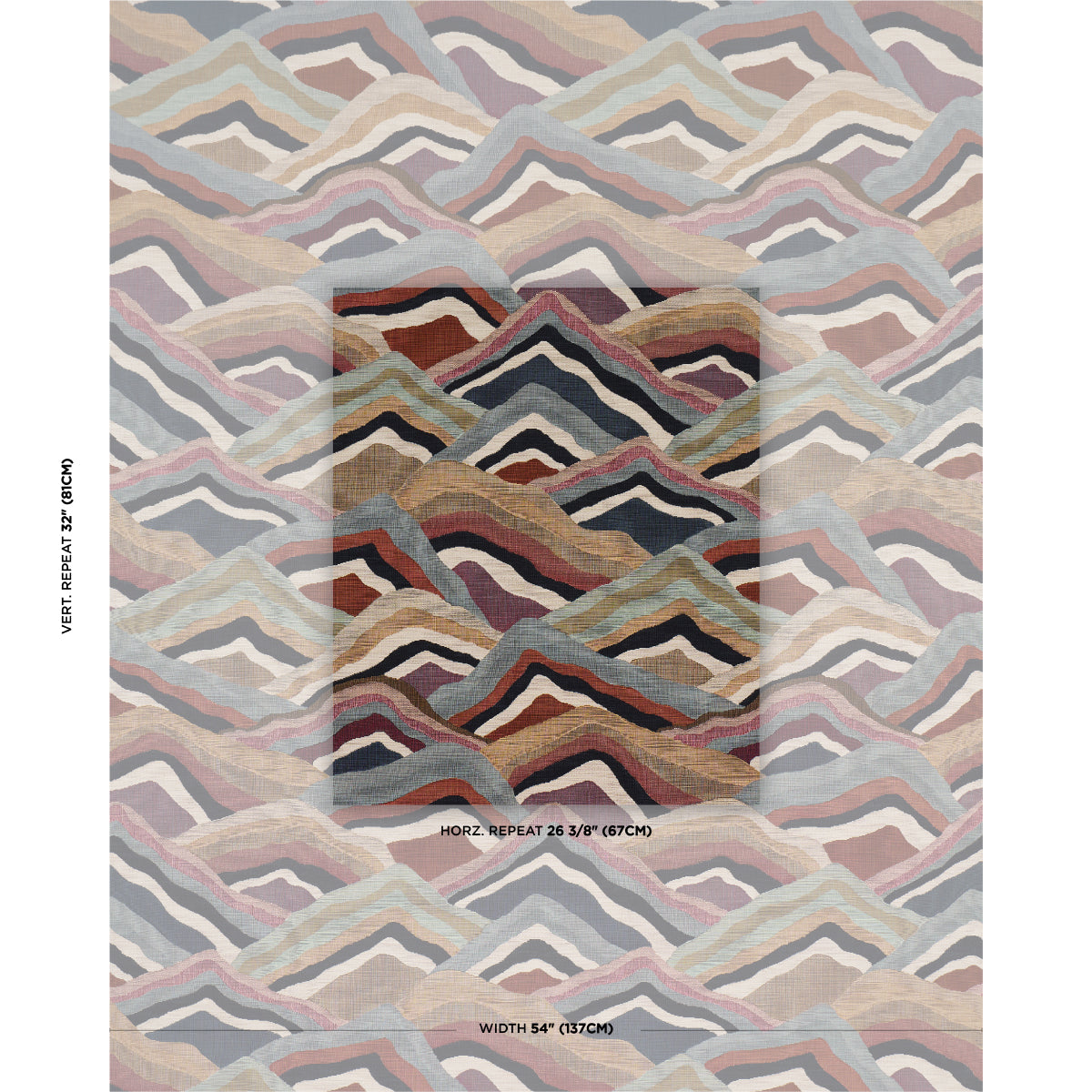 AVALA-HILLS-EARTHY-MULTI-SCHUMACHER-85060 - Schumacher Fabric