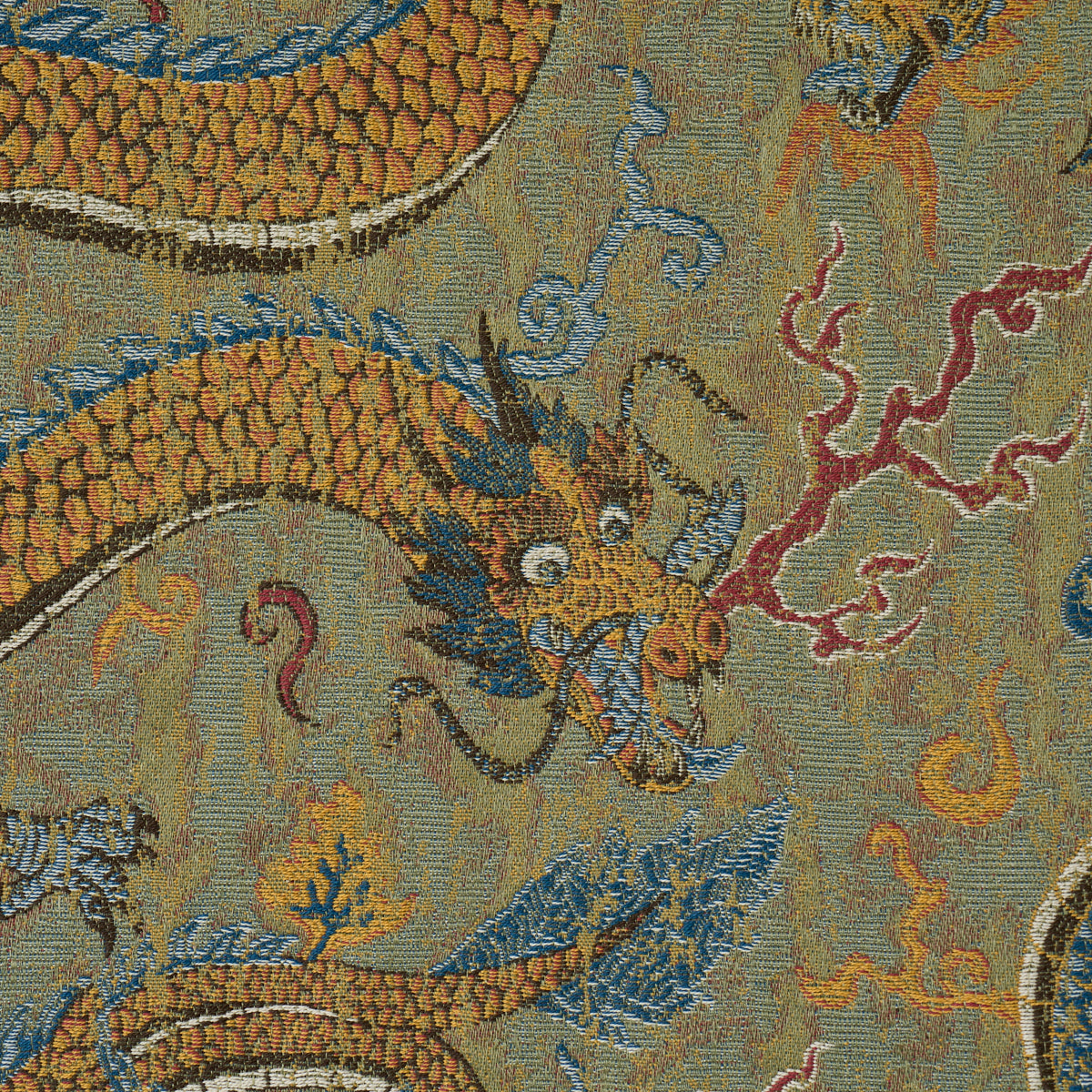 SERPENTINE-DRAGON-MULTI-SCHUMACHER-85090 - Schumacher Fabric