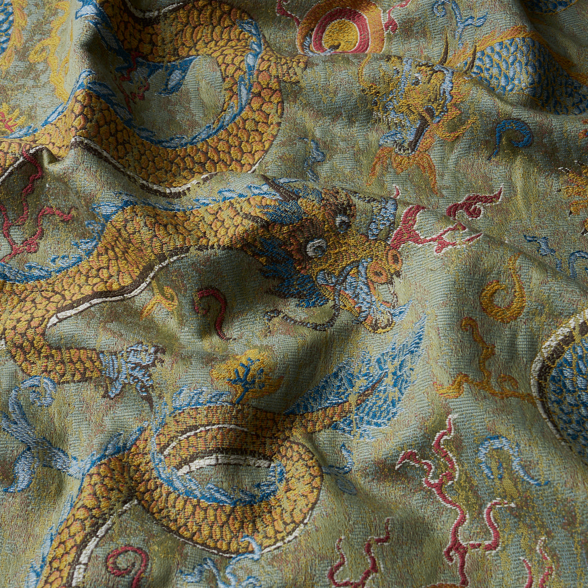 SERPENTINE-DRAGON-MULTI-SCHUMACHER-85090 - Schumacher Fabric