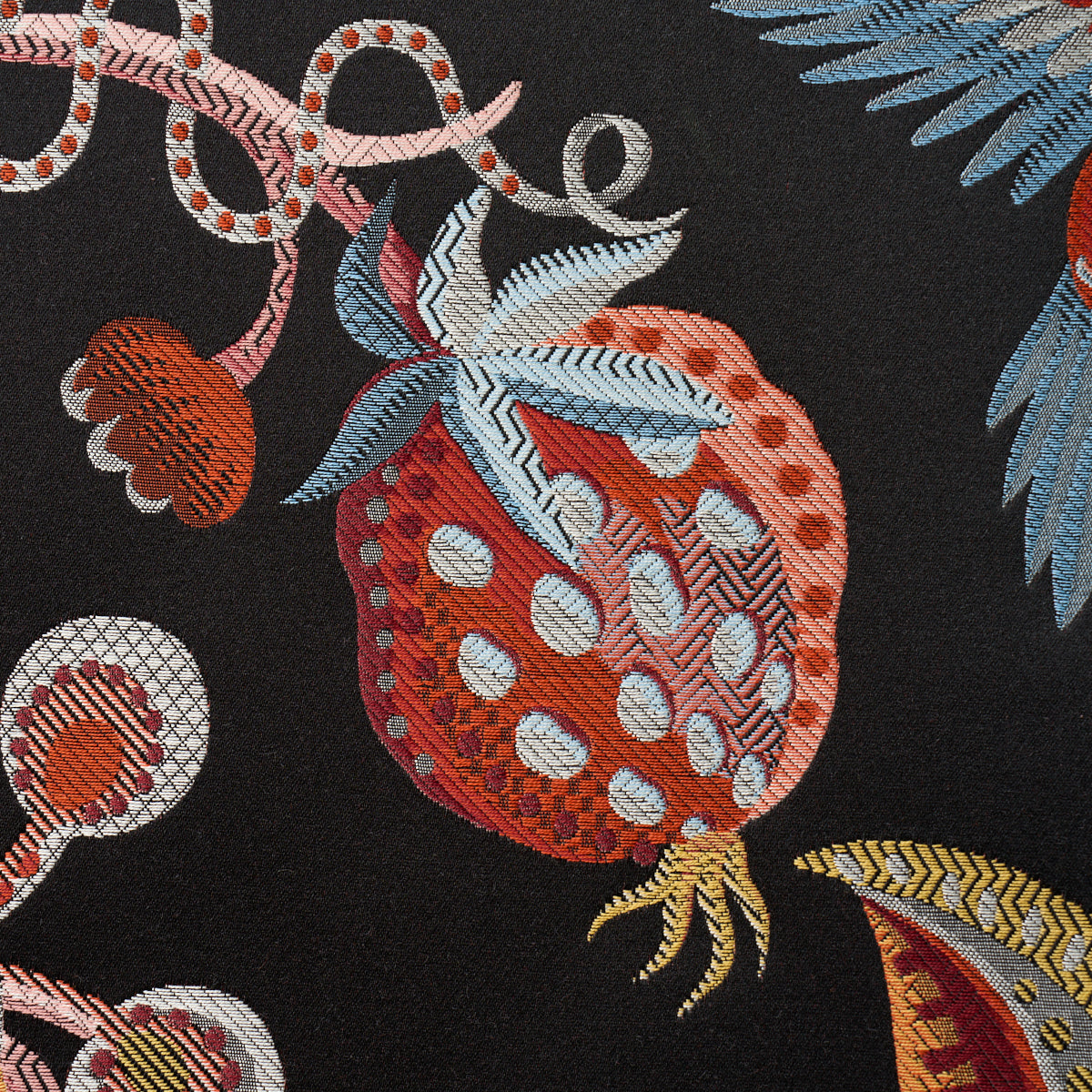 BIRDS-OF-PARADISE-WOVEN-NOIR-SCHUMACHER-85110 - Schumacher Fabric