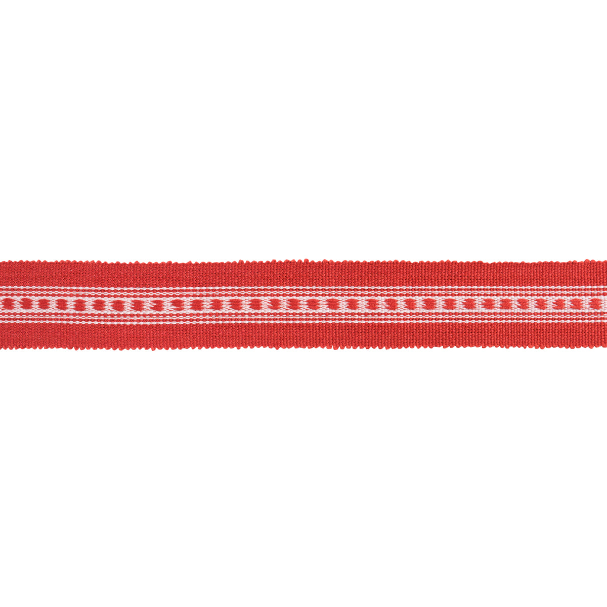 LUBECK-TAPE-NARROW-RED-SCHUMACHER-85170 - Schumacher Trim