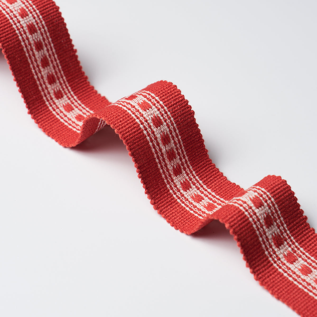 LUBECK-TAPE-NARROW-RED-SCHUMACHER-85170 - Schumacher Trim
