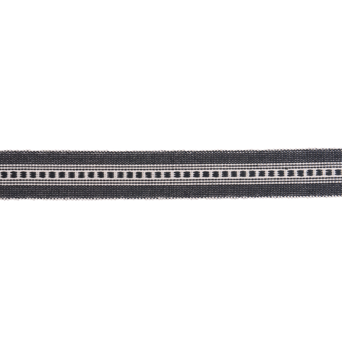 LUBECK-TAPE-NARROW-CHARCOAL-SCHUMACHER-85171 - Schumacher Trim