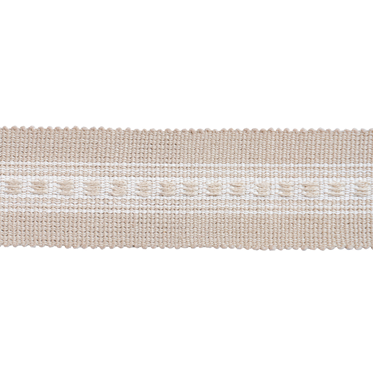 LUBECK-TAPE-NARROW-NATURAL-SCHUMACHER-85175 - Schumacher Recortar