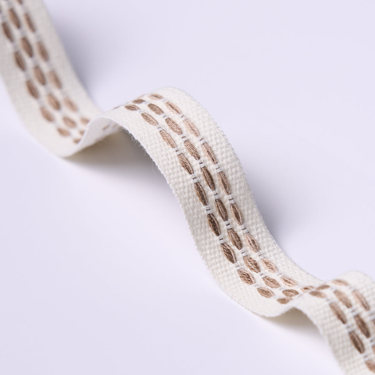 PORTOLA-TAPE-NARROW-INDOOR-OUTDOOR-FLAX-SCHUMACHER-85181 - Schumacher Trim