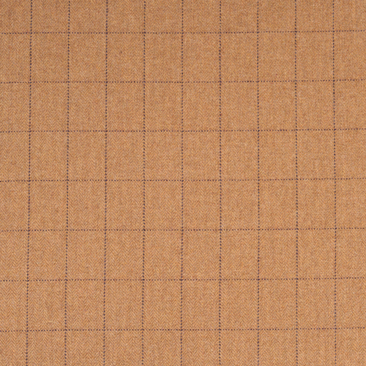 THOMPSON-MERINO-WINDOWPANE-CAMEL-SCHUMACHER-85291 - Schumacher Fabric