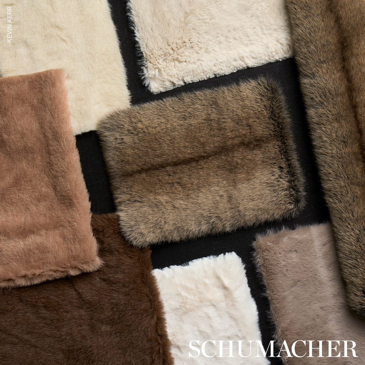 TIMBERLINE-FAUX-FUR-IVORY-SCHUMACHER-85362 - Schumacher Fabric