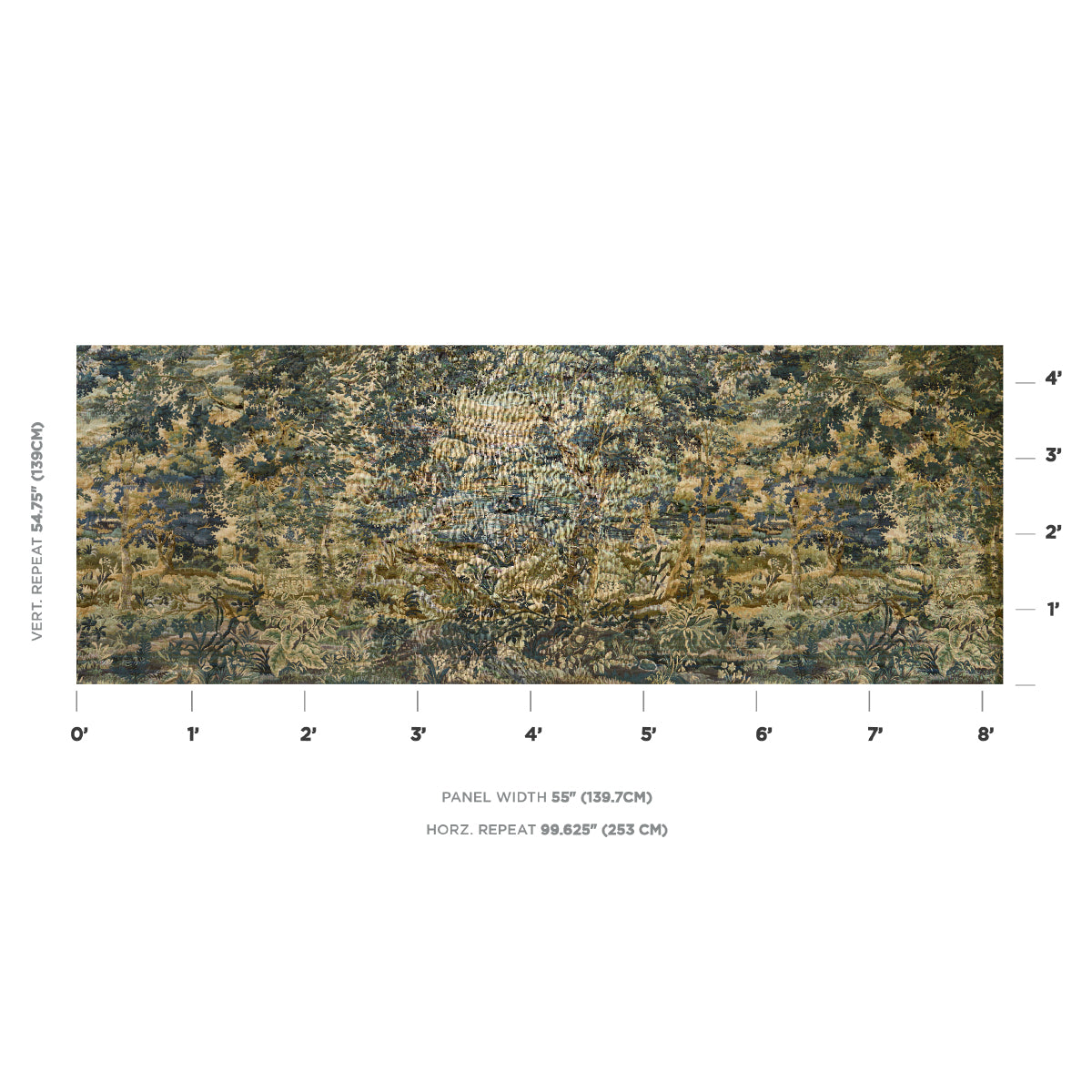 FLEMISH-TAPESTRY-VERT-SCHUMACHER-85370 - Schumacher Fabric