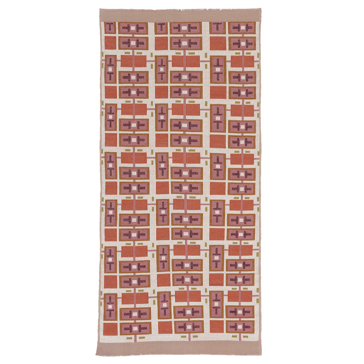 Ocular Hand Woven Brocade - Sunset - Schumacher 85480 Fabric - Schumacher Fabric