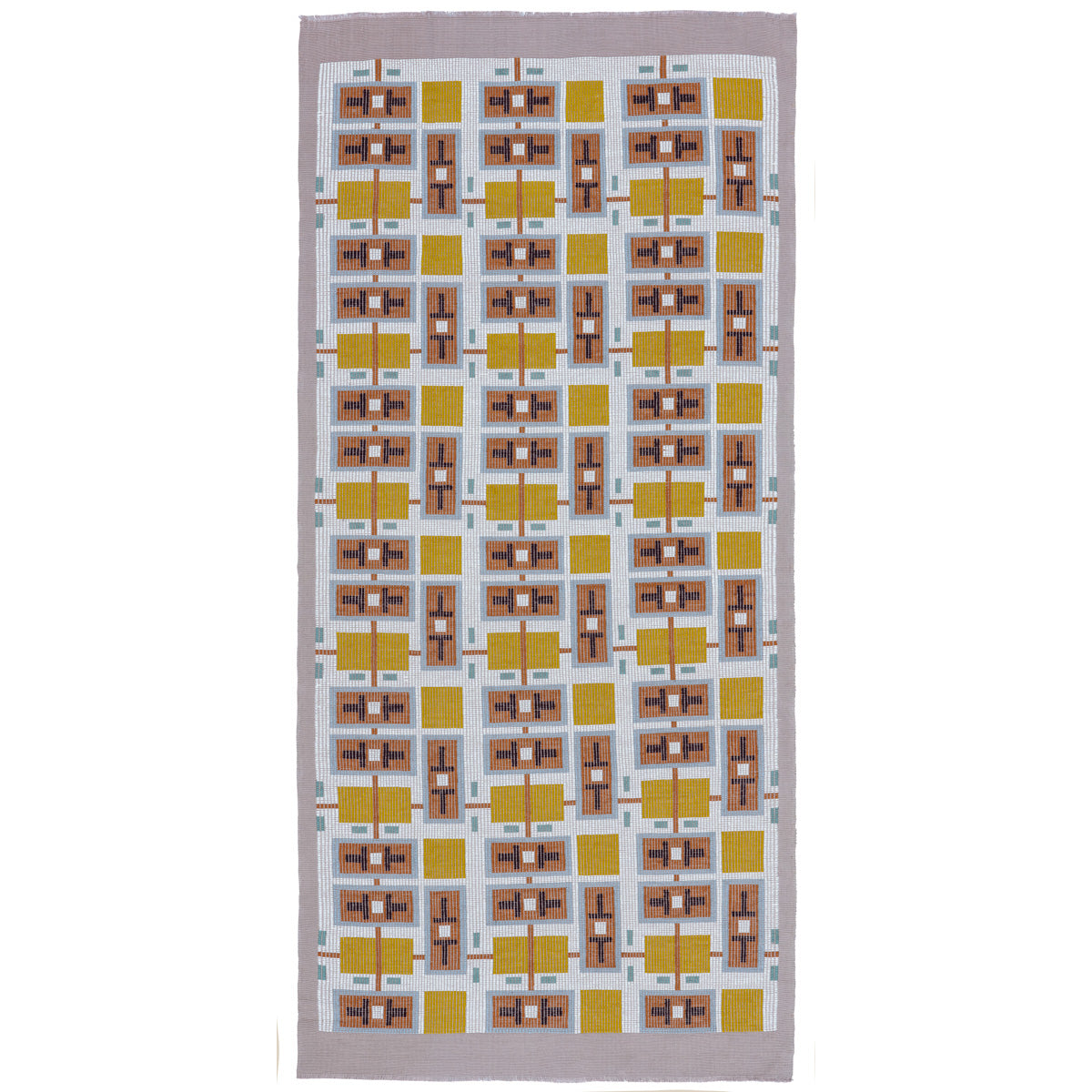 Ocular Hand Woven Brocade - Mellow - Schumacher 85481 Fabric - Schumacher Fabric