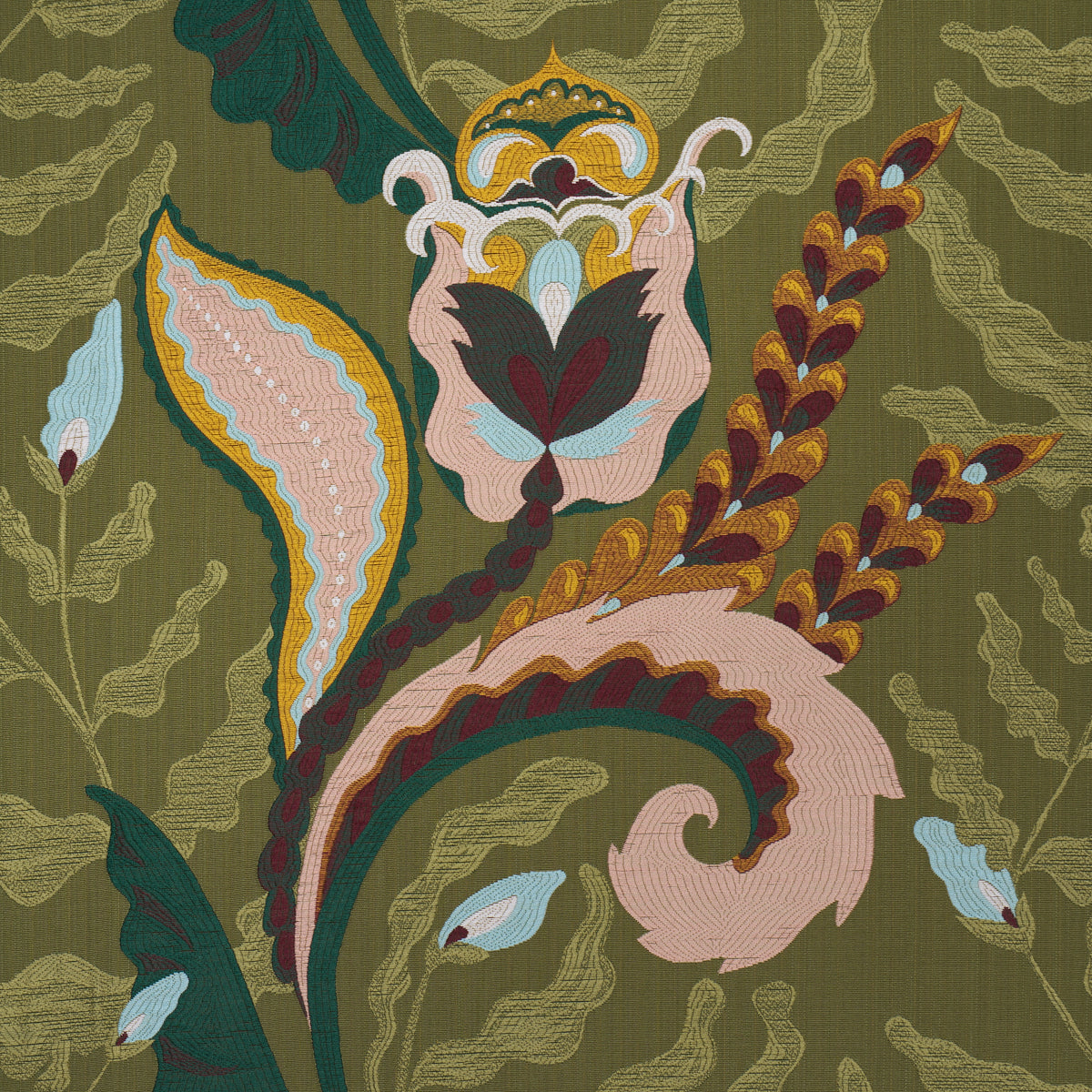 JAIPUR-FANTAISIE-MOSS-SCHUMACHER-85491 - Schumacher Fabric