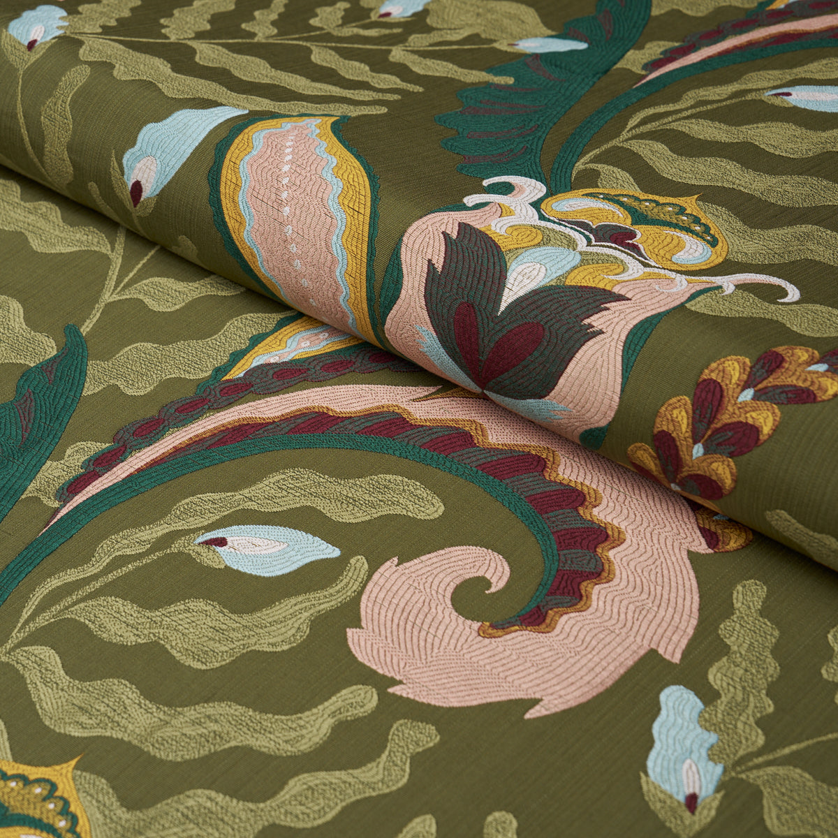 JAIPUR-FANTAISIE-MOSS-SCHUMACHER-85491 - Schumacher Fabric
