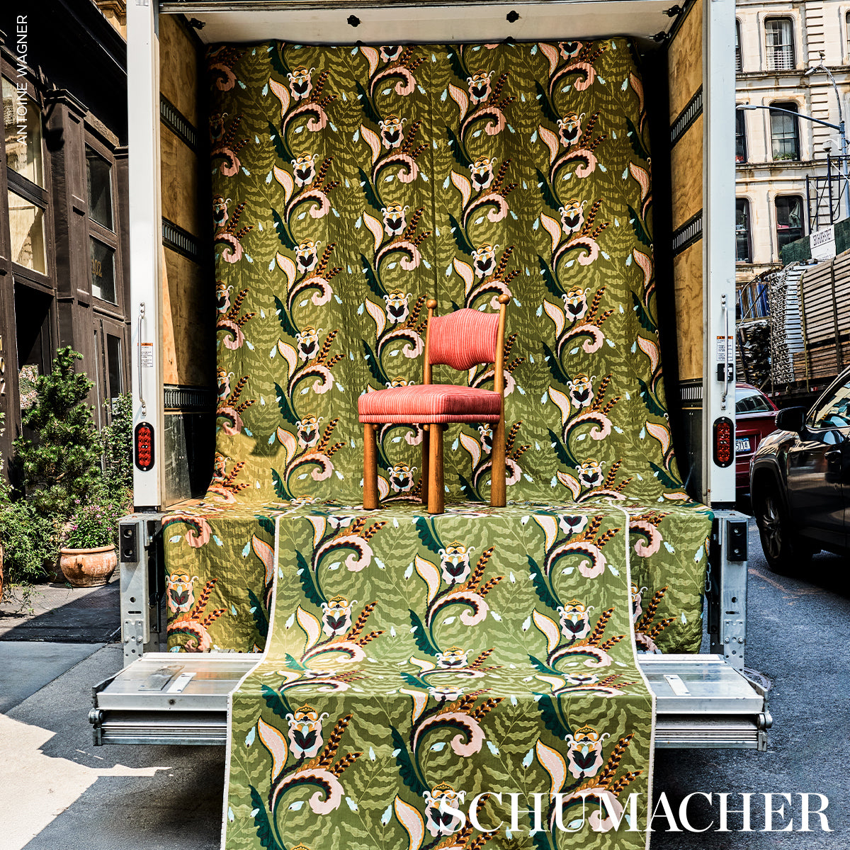 JAIPUR-FANTAISIE-MOSS-SCHUMACHER-85491 - Schumacher Fabric