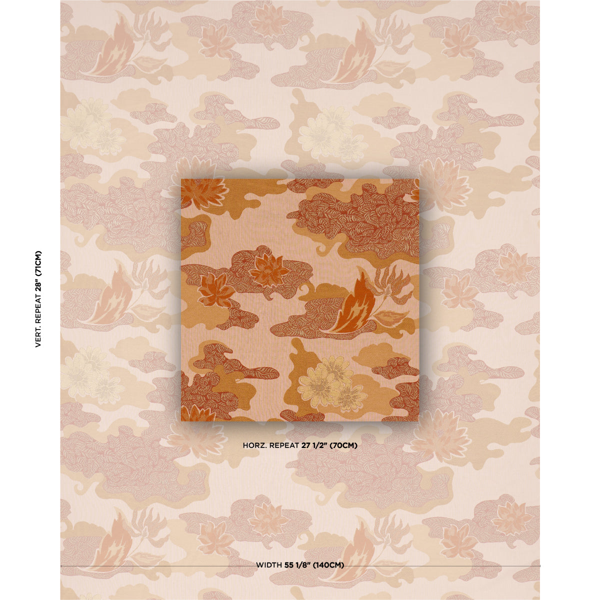 LIAN-DREAM-CORAL-SCHUMACHER-85501 - Schumacher Fabric