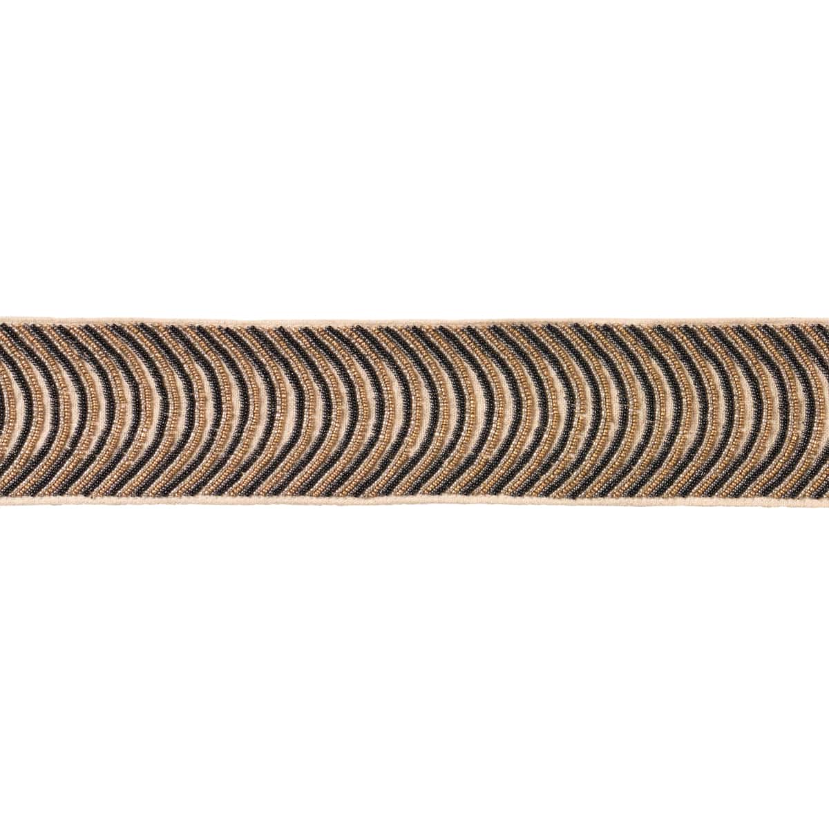 ZIEGFELD-HAND-BEADED-TAPE-EBONY-SCHUMACHER-85570 - Schumacher Trim