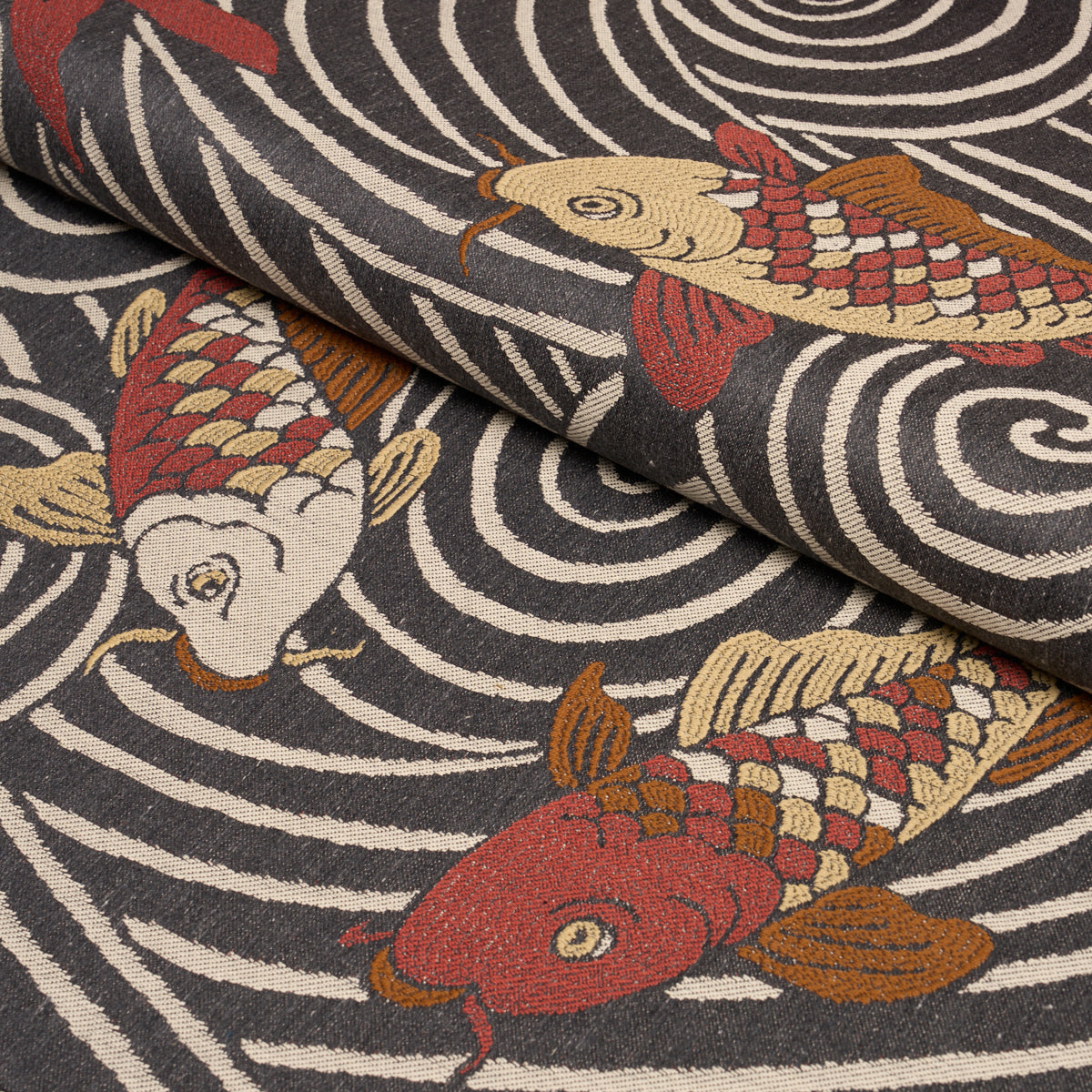 KOI-FISH-MIDNIGHT-SCHUMACHER-85590 - Schumacher Fabric