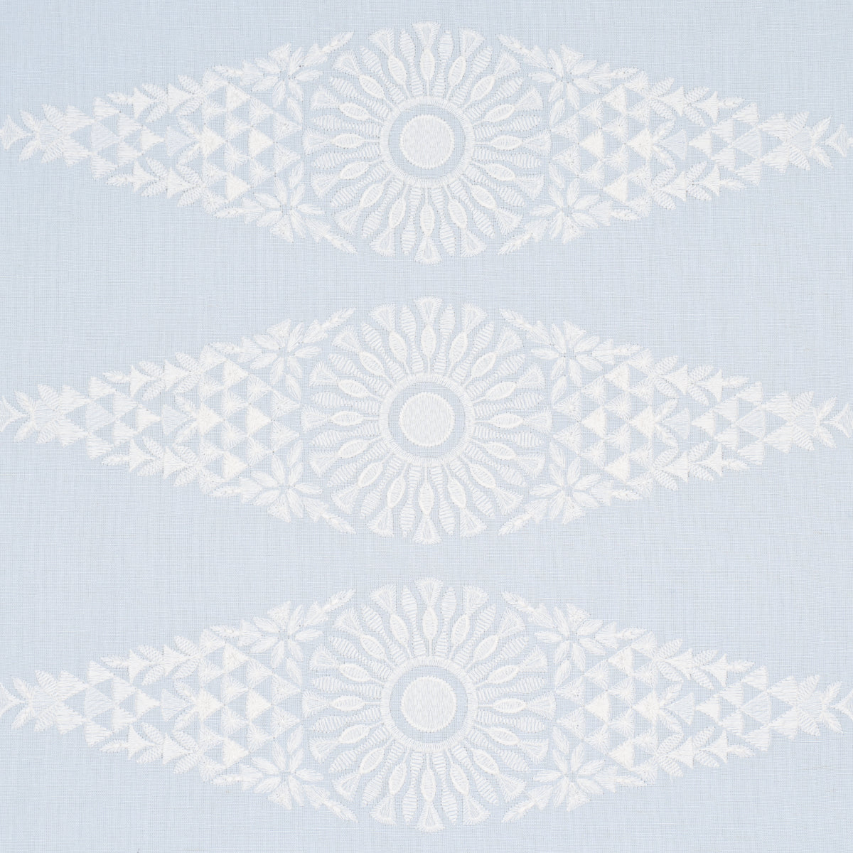 TASMIN-EMBROIDERY-SOFT-BLUE-SCHUMACHER-85671 - Schumacher Fabric