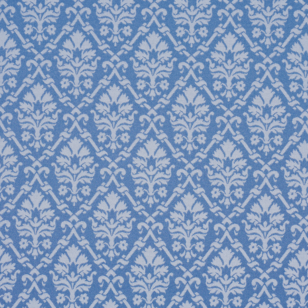 Grant Damask - Cobalt - Schumacher 85724 Fabric - Schumacher Fabric
