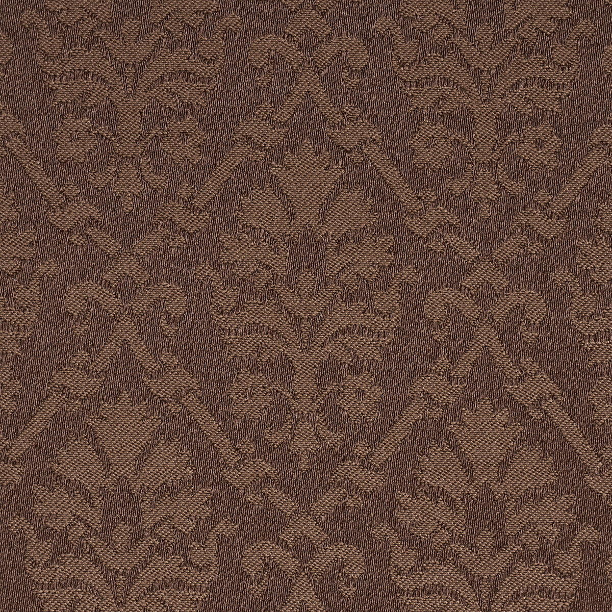 Grant Damask - Brown - Schumacher 85725 Fabric - Schumacher Fabric