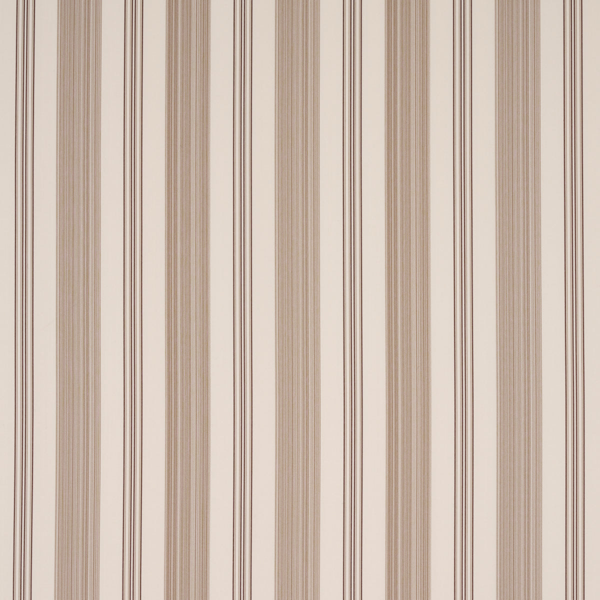Jefferson Tented Stripe - Brown - Schumacher 85755 Fabric - Schumacher Fabric