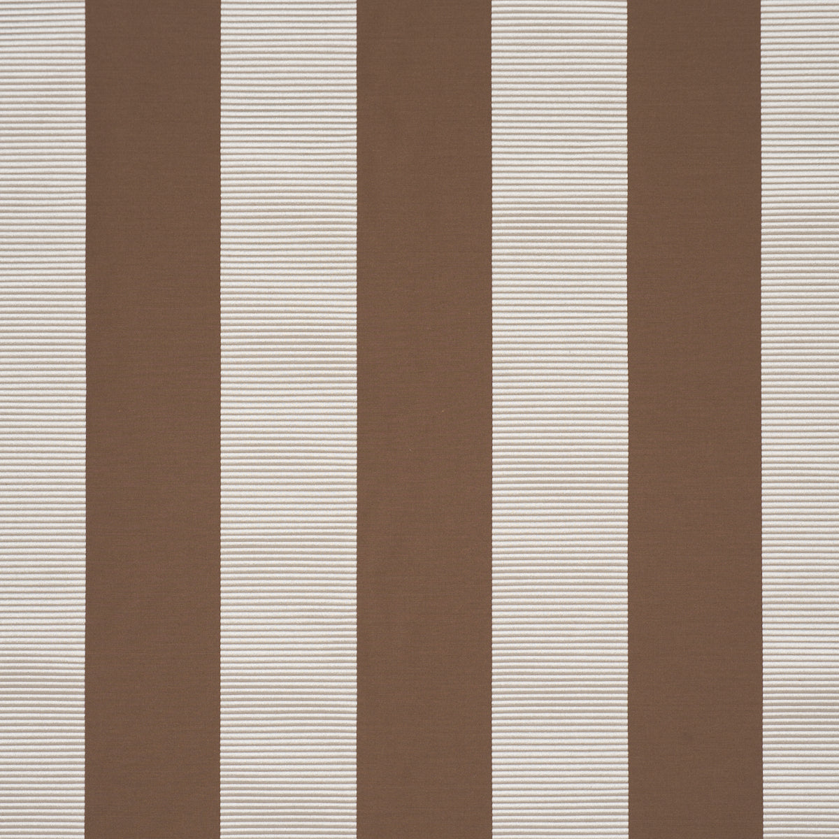 Madison Wide Stripe - Brown - Schumacher 85773 Fabric - Schumacher Fabric
