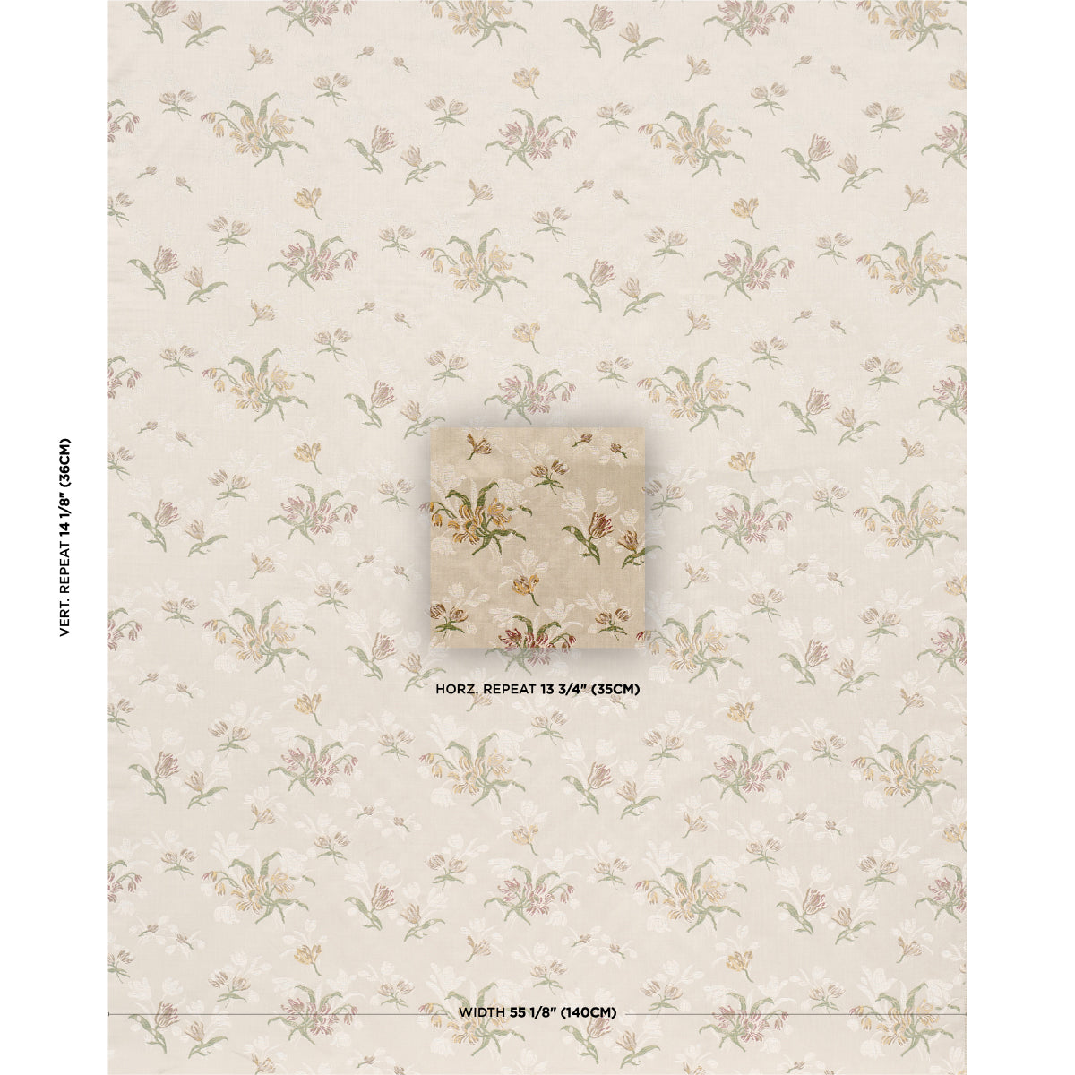 SPITALFIELDS-BOUQUET-ALABASTER-SCHUMACHER-85820 - Schumacher Fabric