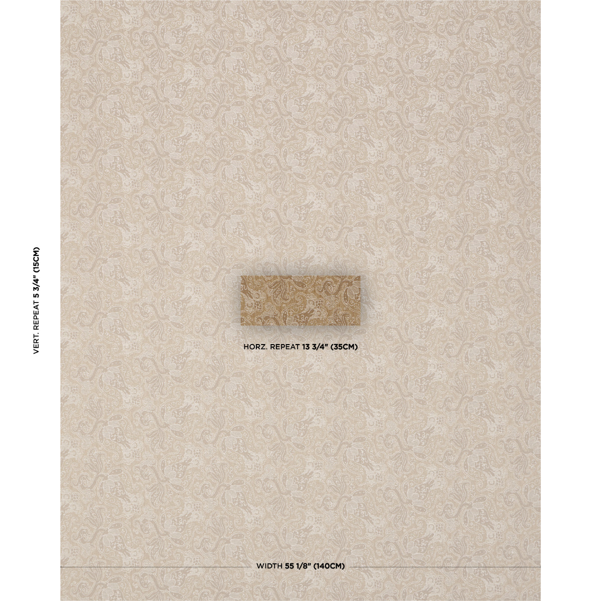 TULIPANO-CARAMEL-SCHUMACHER-85830 - Schumacher Fabric