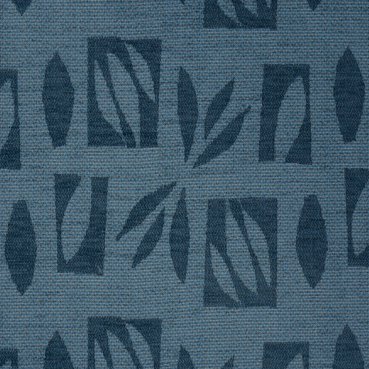 BANANA-LEAF-CUT-OUT-BLUE-SCHUMACHER-85880 - Schumacher Fabric