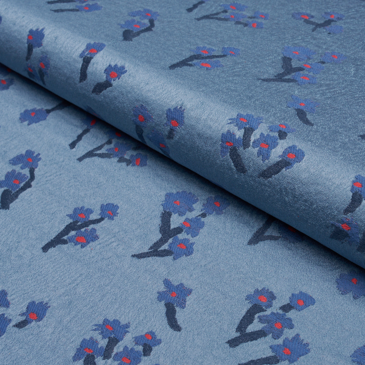 ROSIE-POSY-WOVEN-BLUE-SCHUMACHER-85892 - Schumacher Fabric