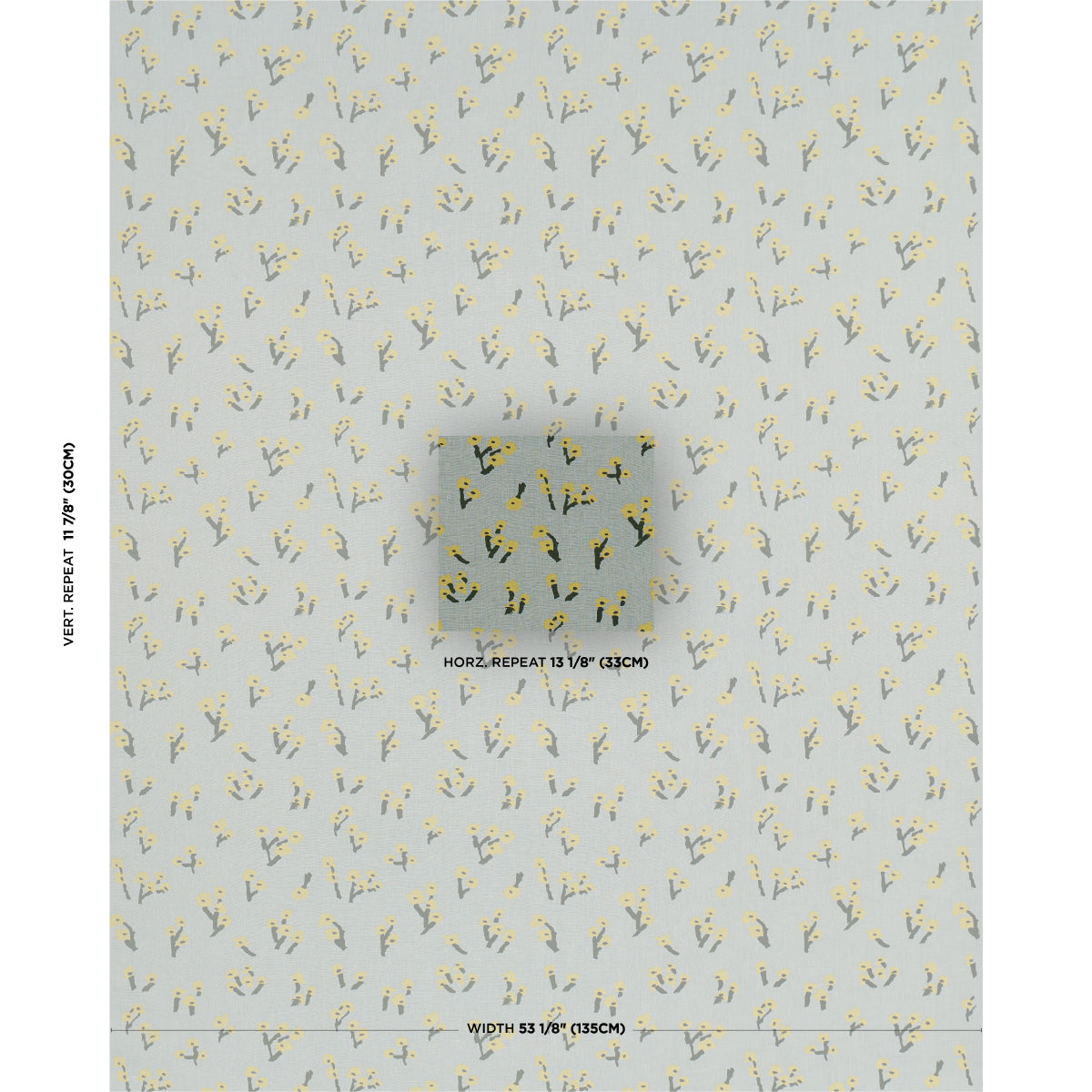 ROSIE-POSY-SKY-SCHUMACHER-85902 - Schumacher Fabric