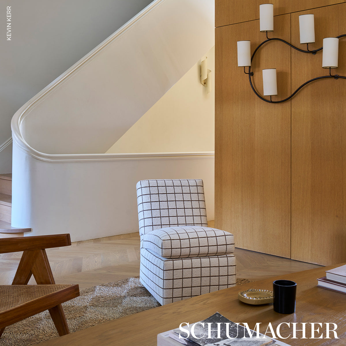 TUCSON-GRID-BROWN-SCHUMACHER-85920 - Schumacher Fabric