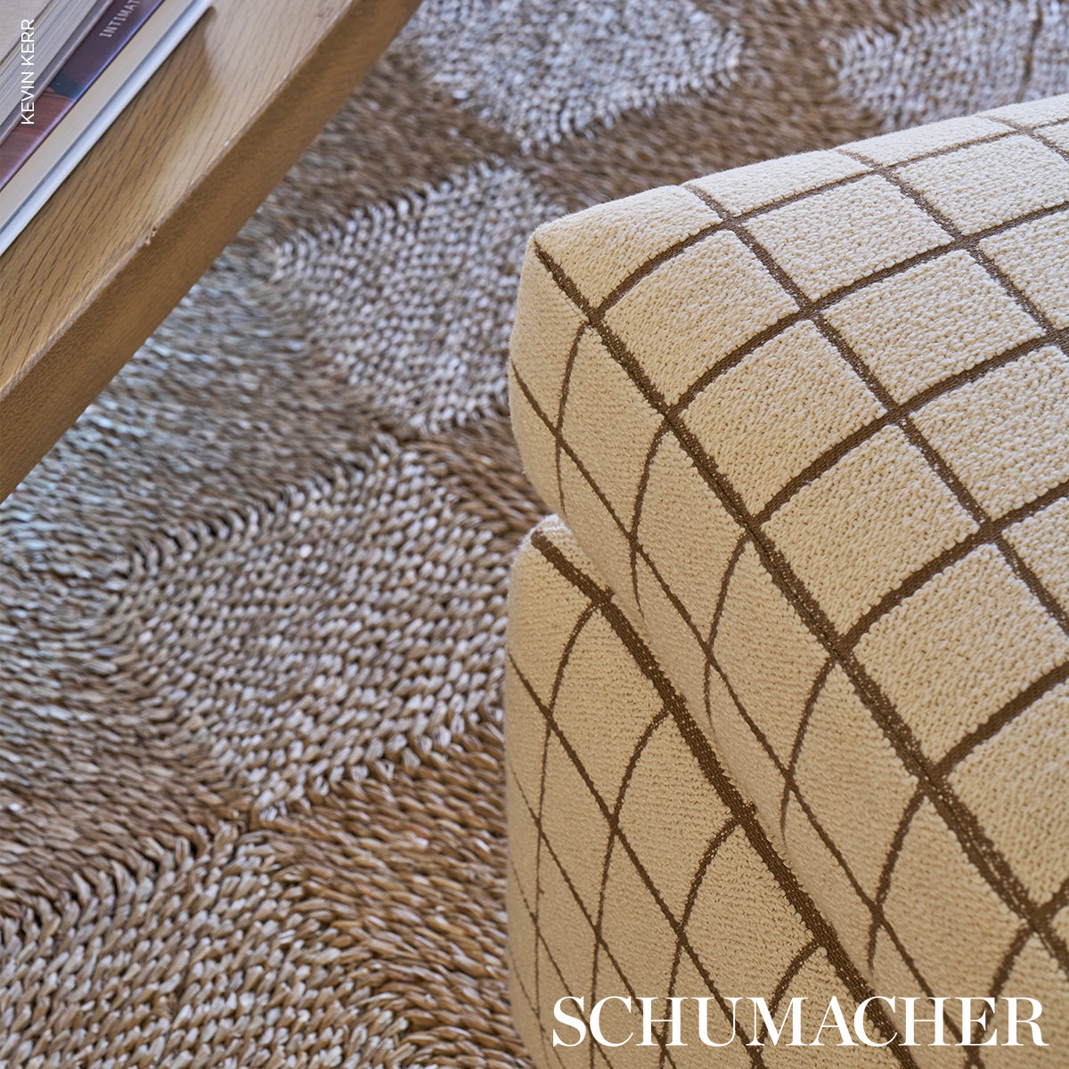 TUCSON-GRID-BROWN-SCHUMACHER-85920 - Schumacher Fabric