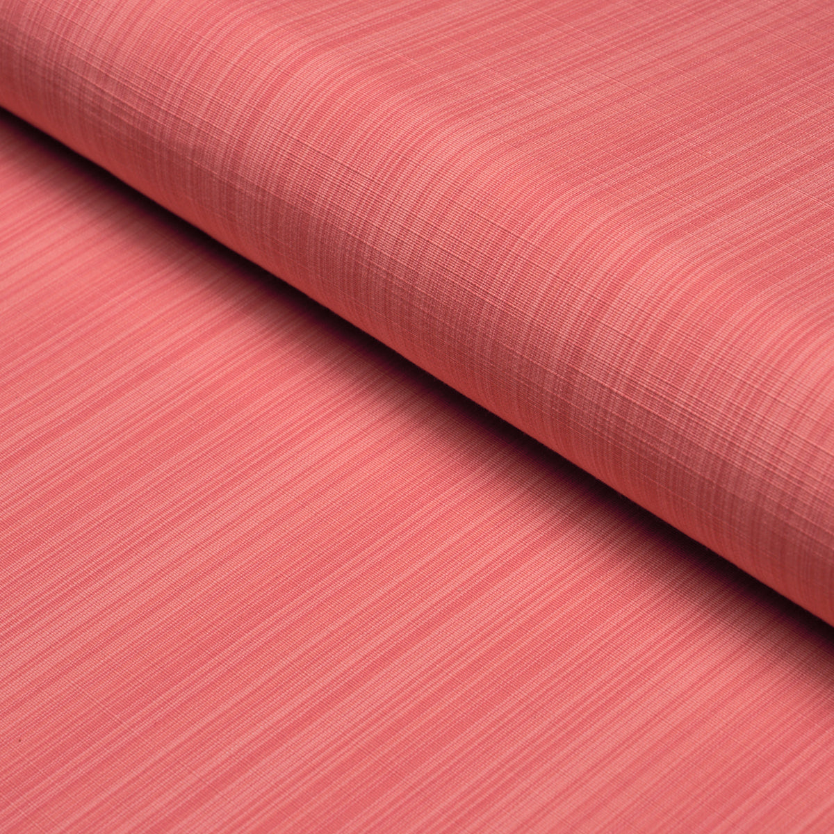 Gracie Solid Strié - Coral - Schumacher 85930 Fabric - Schumacher Fabric
