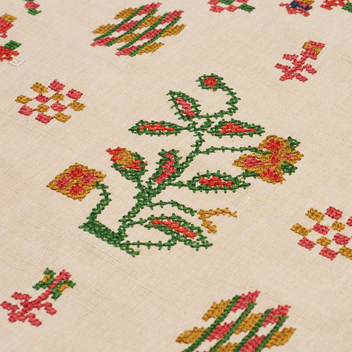 FAIRVIEW-CROSS-STITCH-EMBROIDERY-MULTI-SCHUMACHER-85980 - Schumacher Fabric