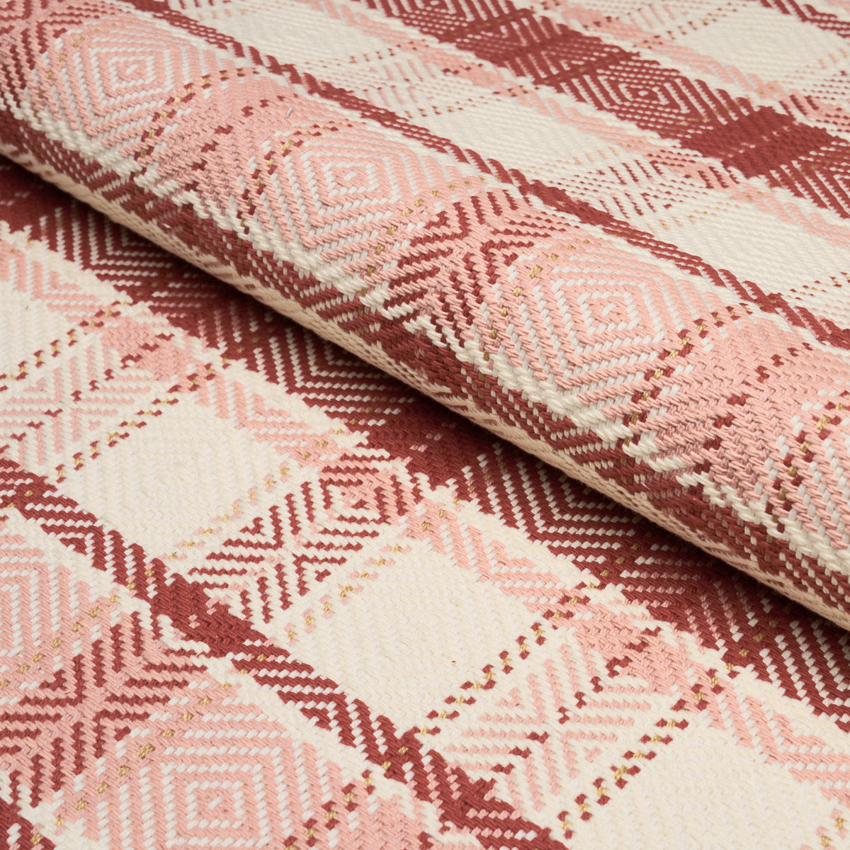 HEIDI-PLAID-CRANBERRY-SCHUMACHER-85991 - Schumacher Fabric