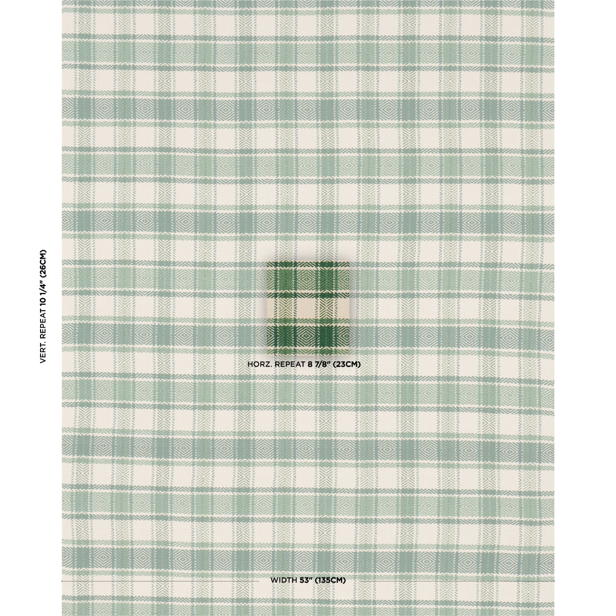 HEIDI-PLAID-LEAF-SCHUMACHER-85992 - Schumacher Fabric